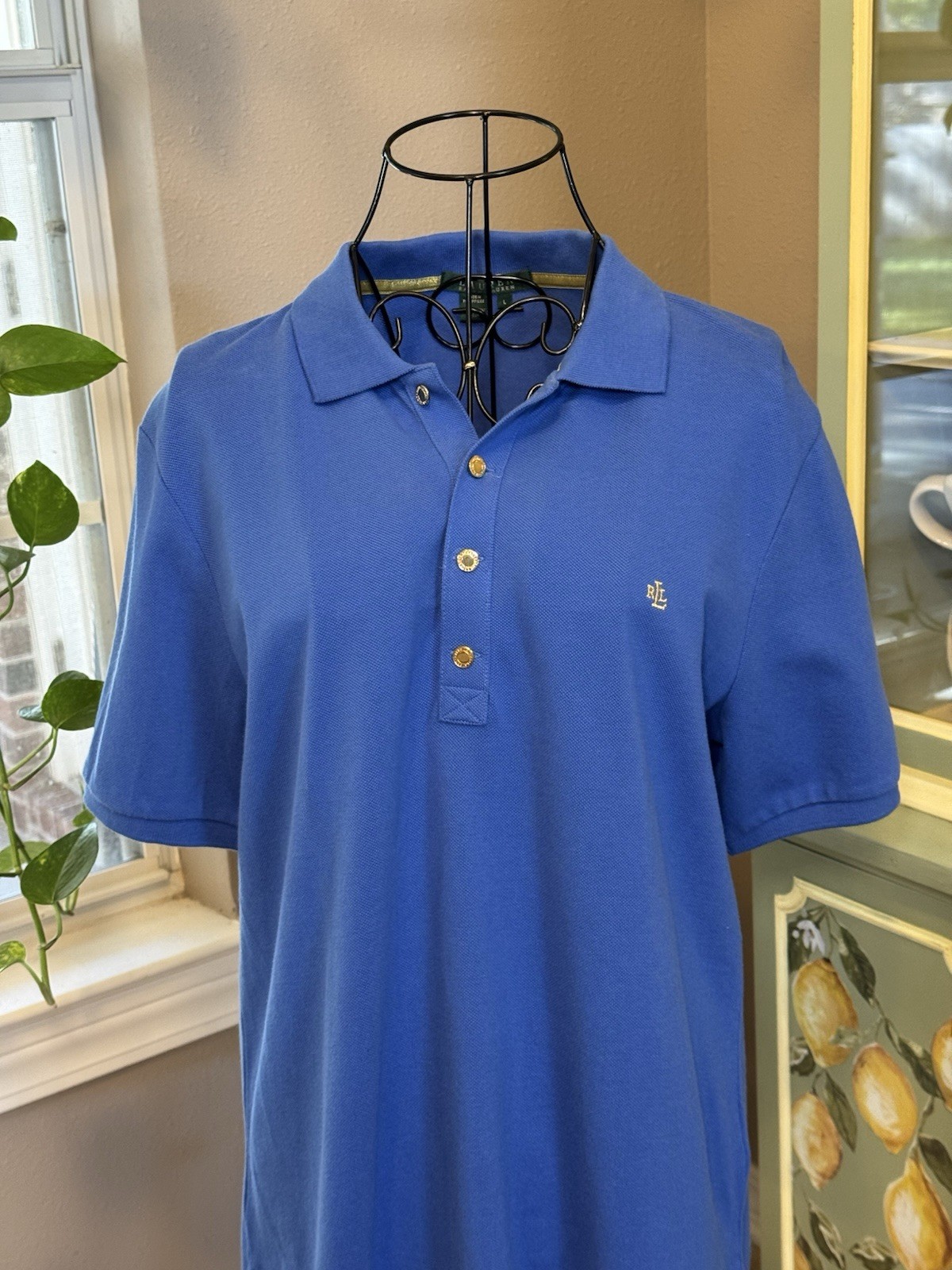 Women’s Ralph Lauren Polo Top Cotton Size Large C… - image 2