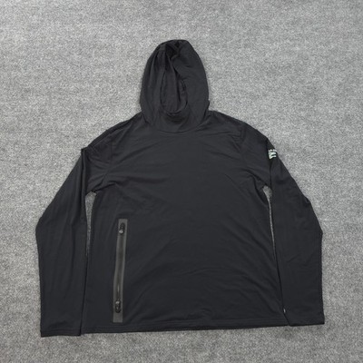 Greyson Hoodie Mens Large Black Sequoia Lightweight Performance Golf Pullover