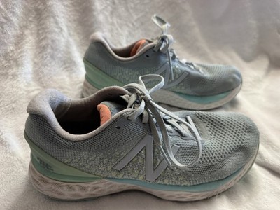 New Balance Womens Fresh Foam 880 V10 W880G10 Gray Running Shoes Light Slate 7