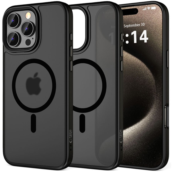 Tech-Protect Magmat Case FÜR Iphone 16 PRO FÜR Magsafe Mattschwarz-image