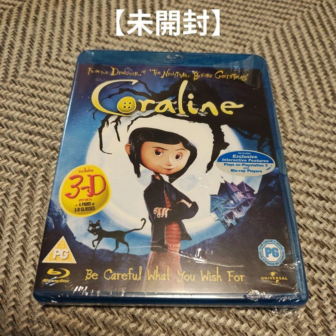 Coraline Blu-ray 3D Edition DVDs & Blu-ray Discs for sale - eBay