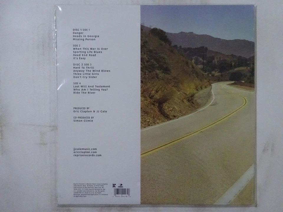 JJ Cale & Eric Clapton The Road To Escondido Reprise 44418-1 US sealed,180g  LP - Image 2 of 3