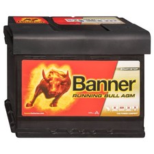 Banner 60Ah Autobatterie RUNNING BULL 12V 640A/EN 56001 AGM Start-Stop NEU