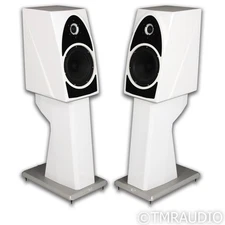 Wilson Audio Duette Series 2 Bookshelf Speakers; White Pair w/ Stands