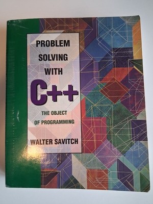 Problem Solving with C++ : The Object of Programming by Walter J. Savitch
