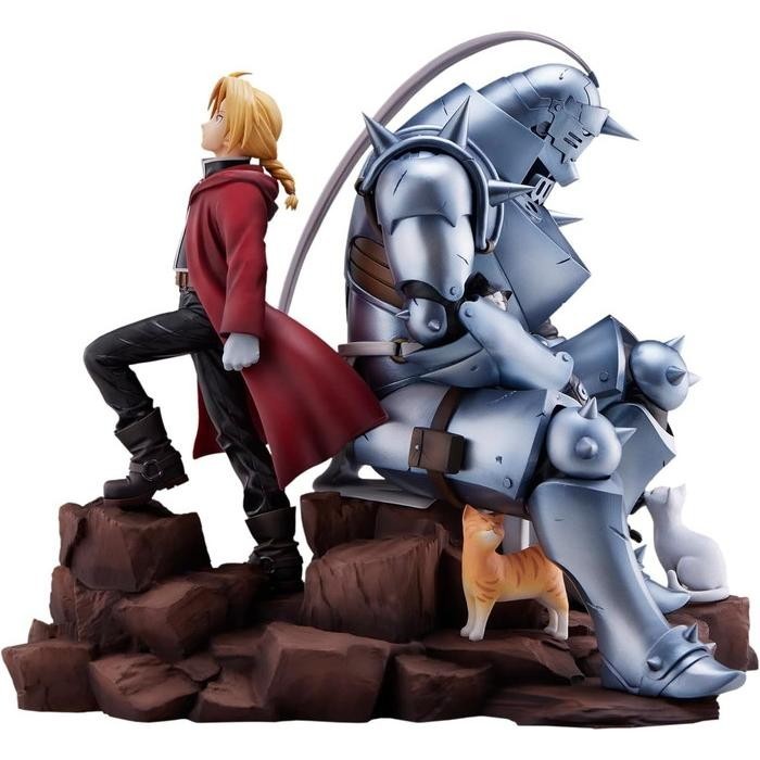 Figura PRUEBA Fullmetal Alchemist Edward & Alphonse Elric Brothers PVC 250mm JP