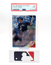 2017 AARON JUDGE BOWMAN PLATINUM "ROOKIE" #91 PSA MINT 9 "MVP" 62"
