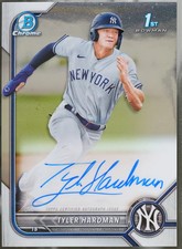 2022 Bowman - Chrome Prospects Autographs Baseball Tyler Hardman #CPA-TH NM