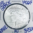 1922 S SILVER PEACE DOLLAR AUTHENTIC HI GRADE U.S. MINT COIN FREE SHIPPING
