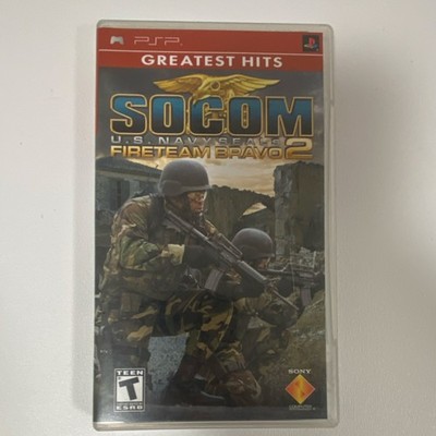 SOCOM U.S. Navy SEALs Fireteam Bravo 2 Greatest Hits Shooter PSP NTSC Sony