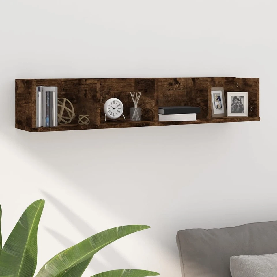 Estante de Pared para CD Estantería Colgante Balda Madera Contrachapada vidaXL - Imagen 4 de 4