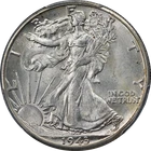 1943-D Walking Liberty Half PCGS MS64 Great Eye Appeal Nice Strike