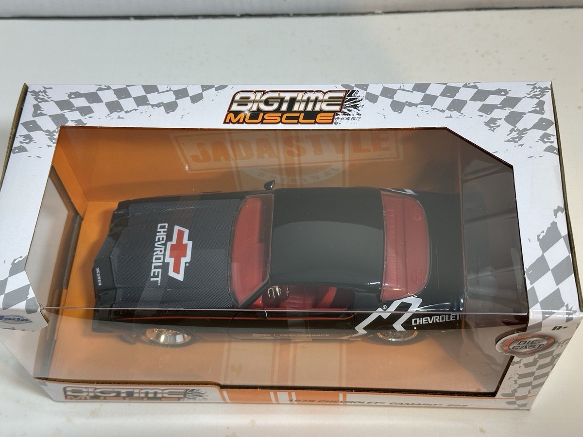JADA BIGTIME MUSCLE BTM 1979 CHEVY CAMARO BLACK 1:24 DIECAST MODEL