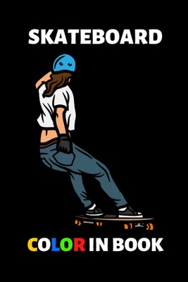 Malbuch Skateboard Old School Longboard Popsicle Cruiser: 100 Motive