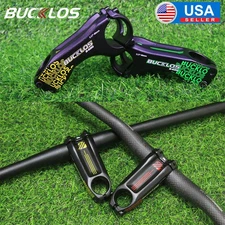 BUCKLOS 31.8mm Bike Stem 17 Degree MTB Road Mountain Bicycle 90mm Handlebar Stem