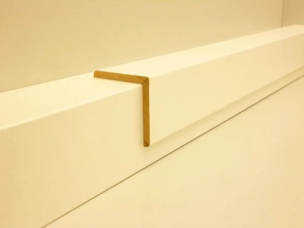 B.S. Bauprogramm Winkelleiste 250 Cm 40 X 40 Mm Weiß Winkelleiste-image