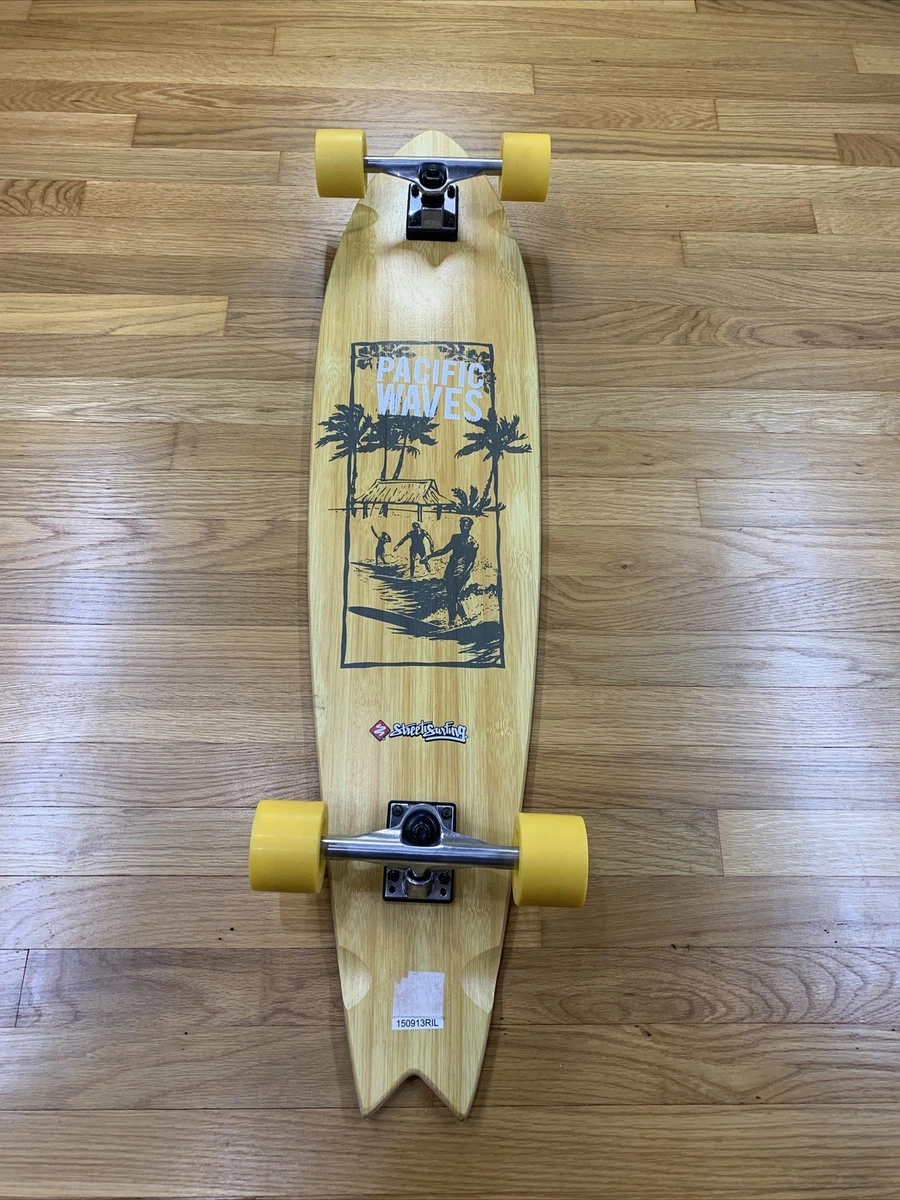 Street Retro Skateboard Pacific Waves Bamboo Maple 42 1/8in | eBay