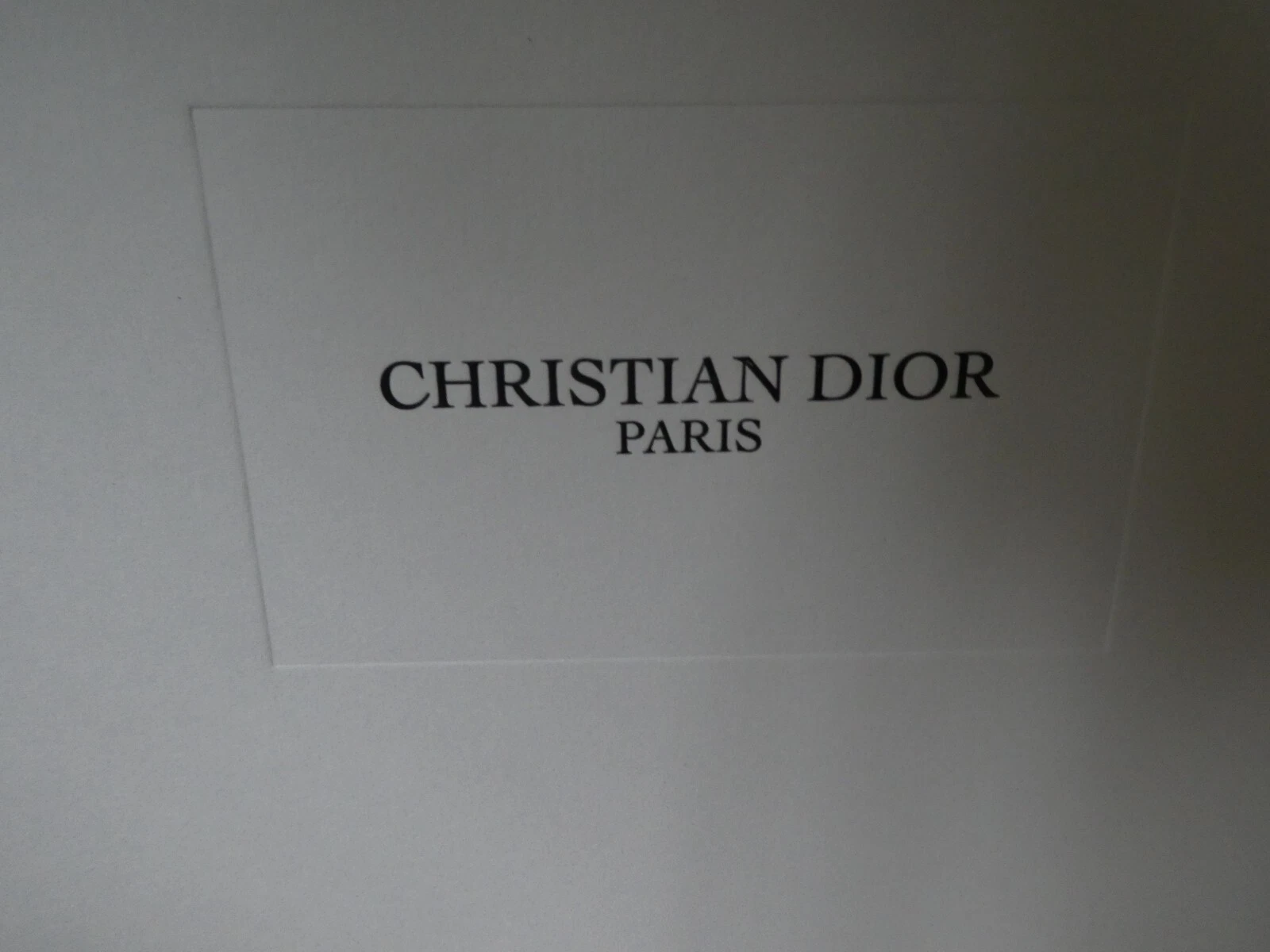 CHRISTIAN DIOR Sac cadeau en carton moyen ~ PARFUM ACCESSOIRE cadeau