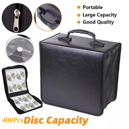 400 Pcs Disc CD Storage Case DVD Organizer Holder Bag Wallet Album Media Video - Picture 10 of 13