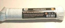 316" X 100' FOOT BRAID NYLON BRAIDED ROPE, CAMPING MULTI- PURPOSE