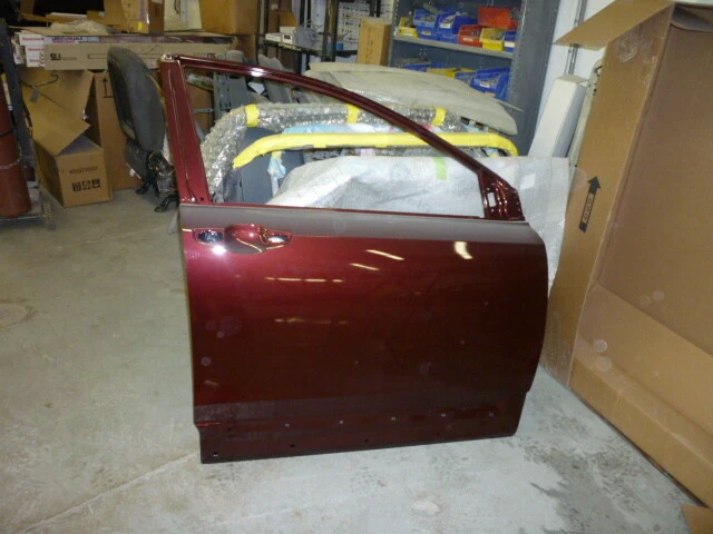 2018 HONDA CR-V FRONT RIGHT DOOR SHELL OEM 67010TLAA10ZZ NEW PAINTED BURGUNDY - Image 2 of 4