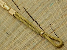 Hadley Vintage Watch Band Butterfly Gold Filled & Nylon Cord Loop End Unused NOS