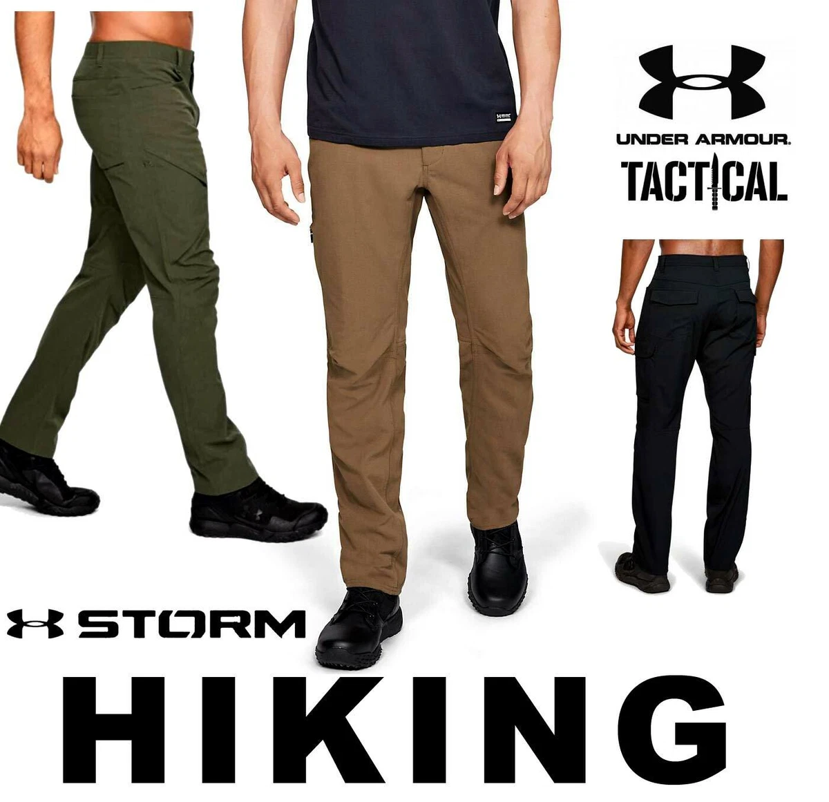 MEN'S UNDER ARMOUR TACTICAL PANTS ENDURO ADAPT PAYLOAD CARGO UTILITY STYLE  STORM