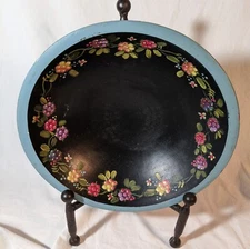 Folk Primitive Decorative Bowl Handpainted