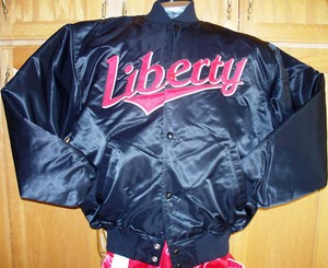 Classic GAME Satin Baseball Jacket - LIBERTY - from the TV series 'CLUBHOUSE' (L
