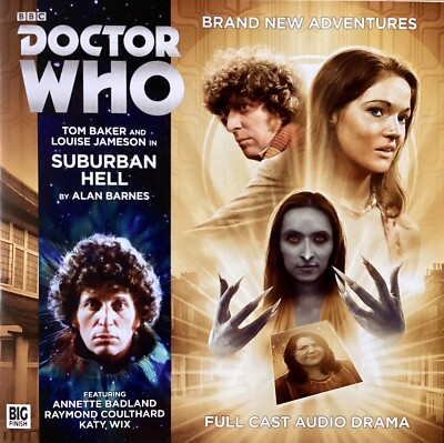 DOCTOR WHO: SUBURBAN HELL, TOM BAKER, LEELA, KATY WIX, BIG FINISH CD, VGC OOP