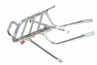 AEspares Einstellbarer Gepäckträger Hinten Für Royal Enfield Chrom
