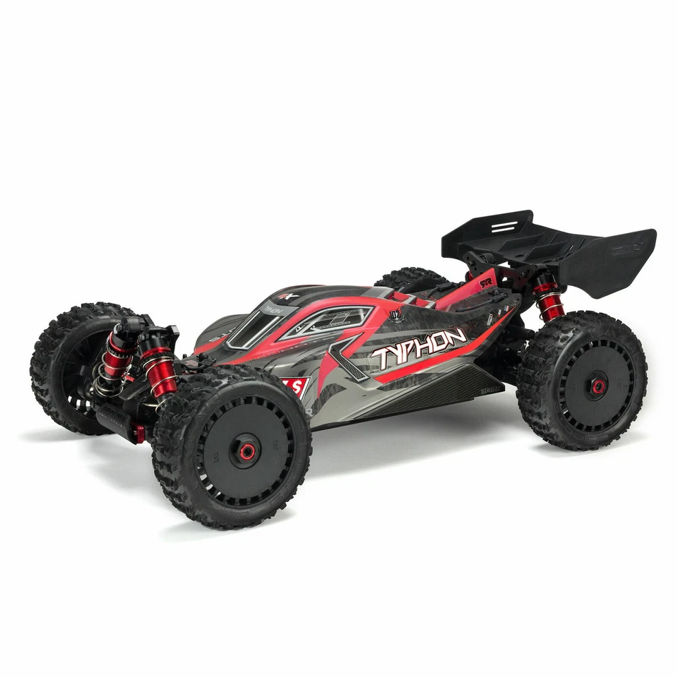 ARA8606V5 Arrma Typhon 6S BLX Brushless RTR 1/8 4WD RC Buggy Red / Black 2021 V5 - Image 2 of 4
