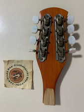 Vintage Soviet Pegs for 8-String Mandolin With Headstock. Ukraine Lviv USSR 1964