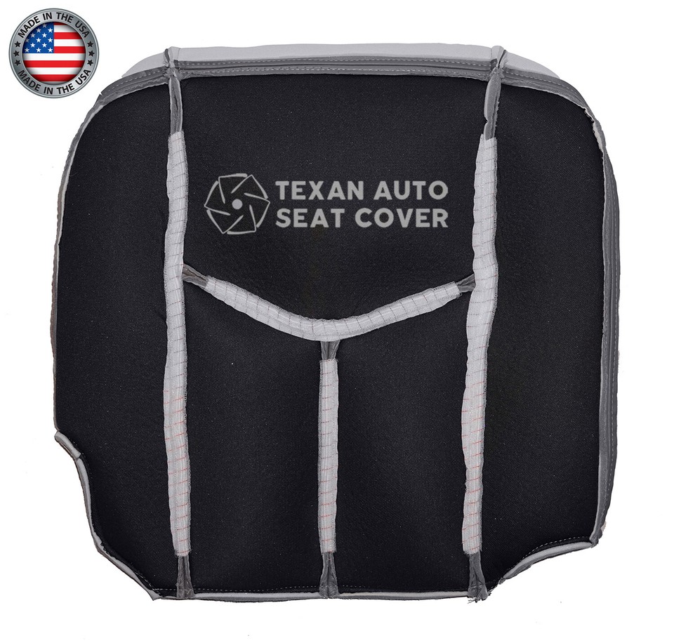 Driver Side Bottom Vinyl Seat Cover For 2005-2007 Chevy Silverado 3500 – Gray, OEM Quality