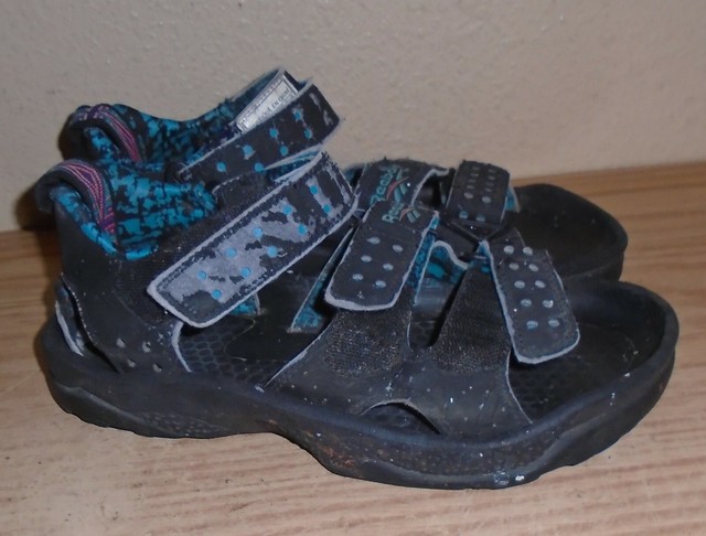 Vintage 90s Reebok Mens Sz 9 Teal Black 