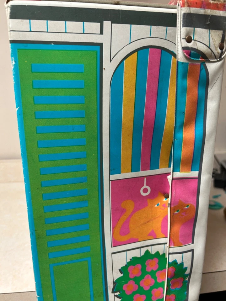 Muñeca Barbie Mattel vintage primo moderno Francie House estuche de transporte 1965 de colección Foto 3 de 4