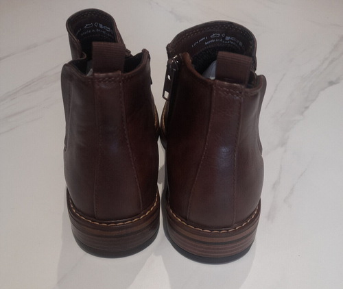 AM Shoe Company braune Kunstleder Cleasea Stiefel Größe 7 - Bild 4 von 5