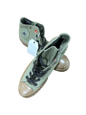 Converse Chuck Taylor All Star Pro Mid Olive Skate Shoes Mens Size 7 Black Laces