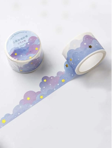 Cloud Pastel Shade Washi Tapes - Available in different Shades! - Picture 1 of 7