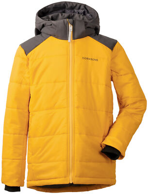 Didriksons Outdoor Jacket Even Boy's Jacket Yellow Windproof Water-Resistant