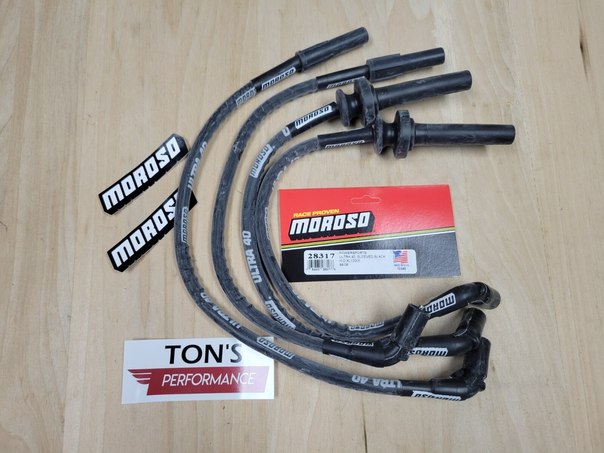 がん Moroso 28317 Ultra 40 Ignition Wire Set Harley-Davidson XL1200S