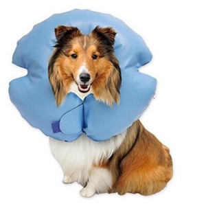 spay neuter surgery inflatable dog collar Sz M vet stay rite xtra strong NEW