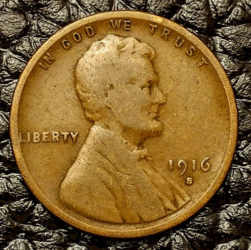 1916-S Lincoln Wheat Cent ~ GOOD (GD) Condition ~ COMBINED SHIPPING!