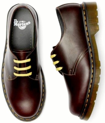 Dr. Martens 1461 W ダークブラウン UK4 Dr Martens 1461 Wax Commander Brown 31861749 | eBay