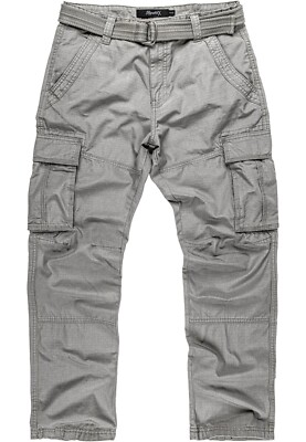 Herren Cargohose Loosefit Jogger Chino Hose Inkl. Gürtel R7028