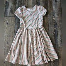 DotDotSmile Girls Twirl Dress Size 3/4 Multicolor Stripe