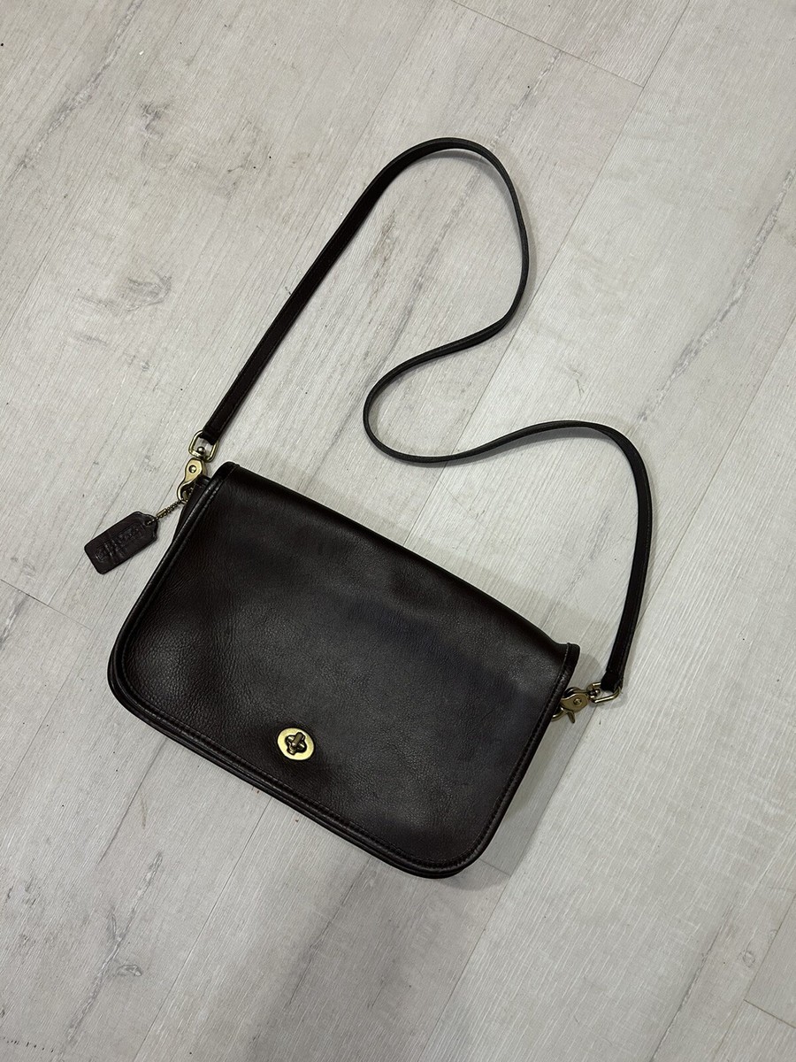 VTG COACH NEW YORK LEATHER BAG VINTAGE Shoulder Handbag