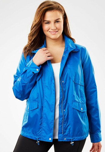 NWT Woman Within Utility Nylon Jacket 