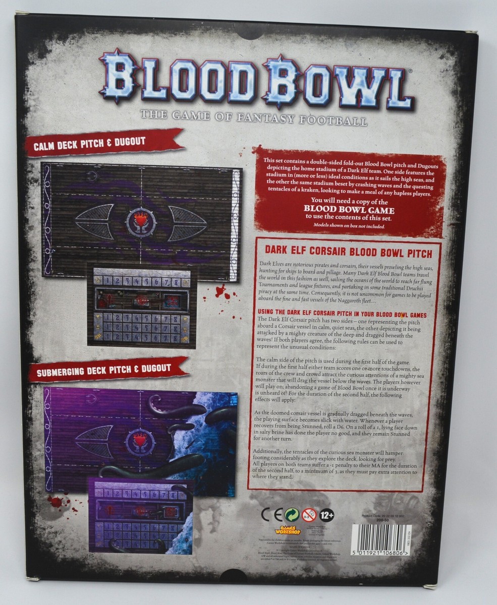 【BLOOD BOWL】オゴウルチーム ピッチ＆ダグアウト Blood Bowl Pitch and Dugout Sets Multi-Listing Rare and OOP