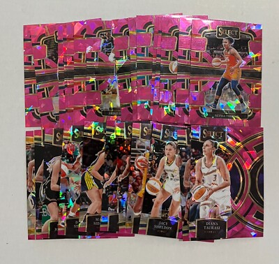 2024 Select WNBA Basketball #1-250 PINK CRACKED ICE Prizm Parallels You Pick!